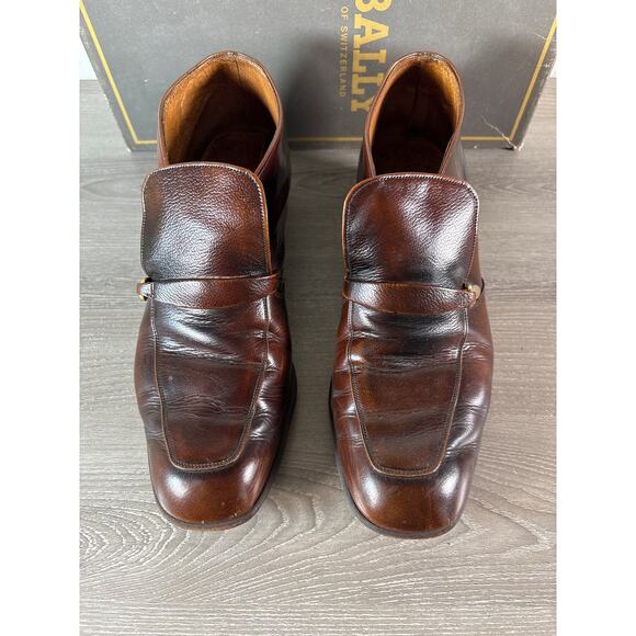 Vintage Bally Brown Carioca Calf Brione Switzerland Men’s Dress Shoes Size‎ 8.5 main image 4